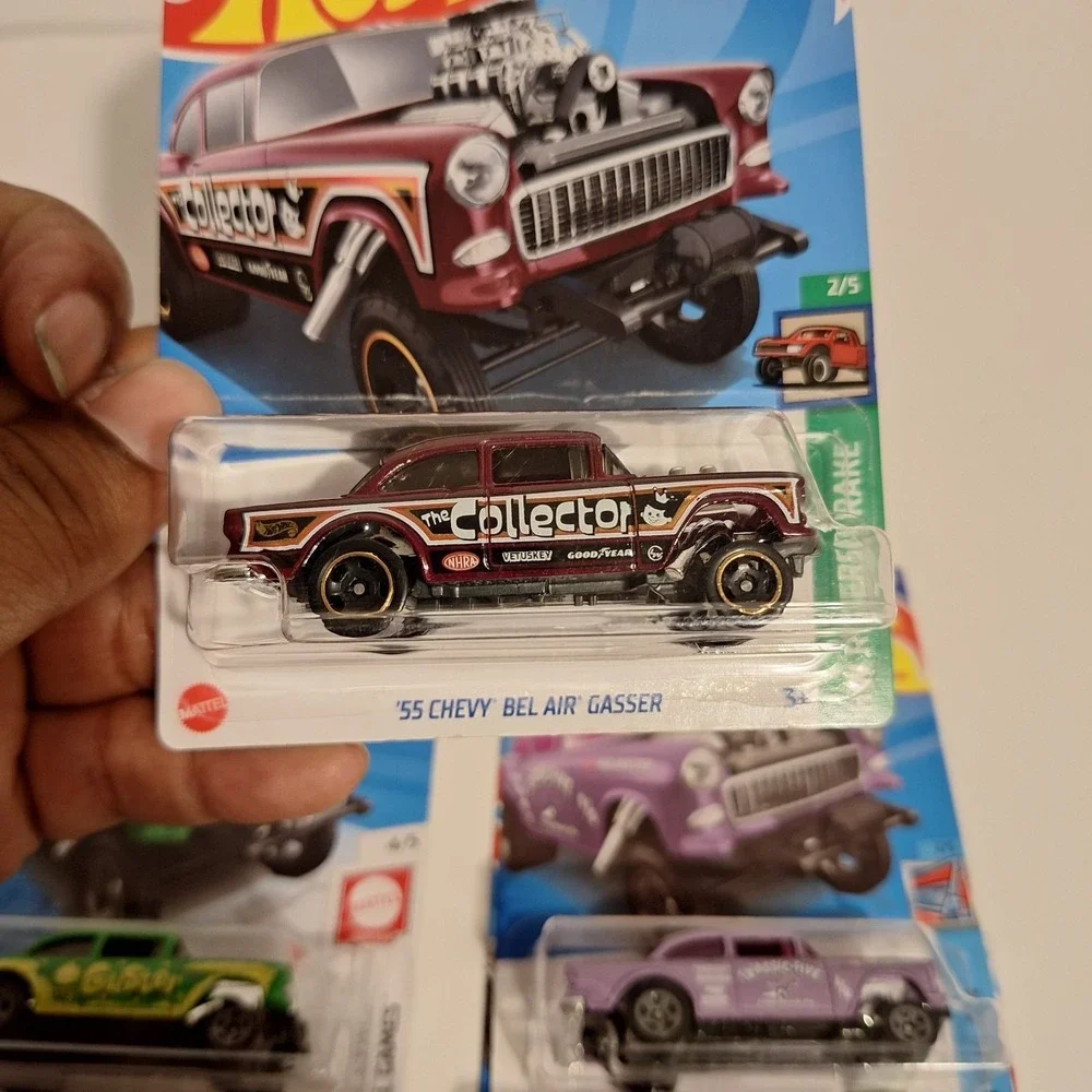 Hot Wheels 55 Chevy Bel Air Gasser 7 Car / Zamac 52th Anniversary/ Holley /‎